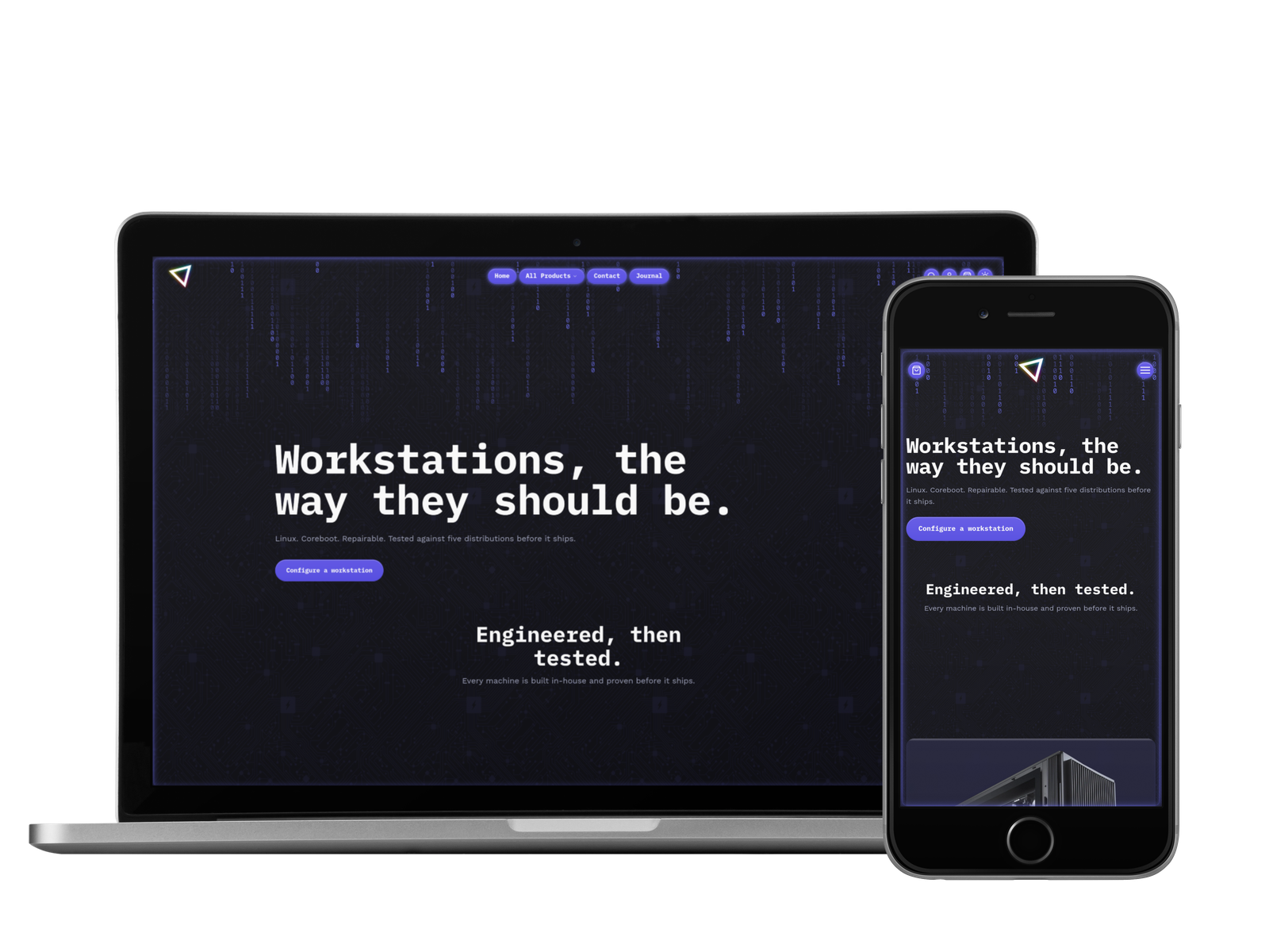hyprism.store — desktop and mobile preview